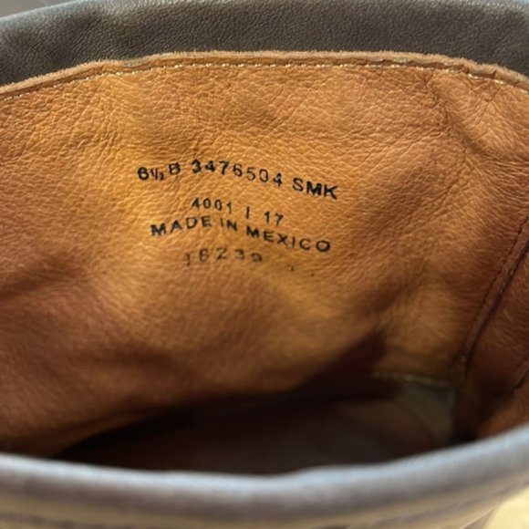 Frye women’s Phillip' Harness Short ankle leather Boots booties brown 6.5 - Picture 9 of 10